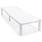 Leisuremod Marlin Patio Chaise Lounge Chair with White Aluminum Frame, White MLW-77W - alternate 7