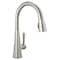 Delta Lenta: Single-Handle Pull-Down Kitchen Faucet 19802Z-SP-DST - alternate 1