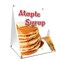 Signmission Maple Syrup, 36 Inch x 24 Inch A-frame Yard Sign, Plastic Sign SBC-2436-Maple Syrup - alternate 1