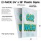 Signmission Car Wash, Plastic Signs Only 24 Inch x 36 Inch, Corrugated Plastic, 2PK CSB-2436-2PACK-Car Wash - alternate 2