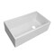 Whitehaus Collection 33 in Reversible Single Bowl Workstation Fireclay Sink Set /w Smooth Front Apron WHLW3319 - alternate 5