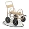 Liberty Garden CommercialDuty Steel Garden Hose Reel Cart, 4 Wheel, Tan, 300 Feet 58 in 870-M1-2 - alternate 1