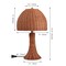 Jonathan Y Joanie 22" Bohemian Rustic Woven Rattan LED Table Lamp with Pull Chain, Dark Brown/Brass Gold JYL4011C - alternate 7