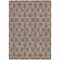 Homeroots 8' X 10' Ivory Taupe And Beige Floral Washable Indoor Outdoor Area Rug 582281 - alternate 9