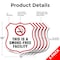 Signmission No Smoking Shield Label Set This Is A Sm, 12 inch X 12 inch, Aluminum Metal Sign, 5PK SHI-A-5Pack-12-399 - alternate 6