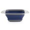 Oster Bluemarine Collapsible Square Plastic Colander in Blue 130001.01 - alternate 6