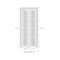 Sartodoors Sliding Closet Bi-fold Doors, Felicia 3312 Matte Black with Frosted Glass, Sturdy Tracks Moldings FELICIA3312BF-BLK-36 x 96 (2* 18x96) - alternate 5
