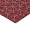 Homeroots 5' X 8' Red Black And Ivory Geometric Washable Indoor Outdoor Area Rug 596759 - alternate 7