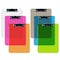Davis Group Plastic Clipboard, Flat Clip, Assorted Colors, 6PK 4833-99-06 - alternate 1