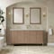 James Martin Vanities Kinnsden 72" Double Vanity, Weathered Oak w/ 3 CM Lime Delight Silestone Top D680-V72-WTO-3LDL - alternate 10