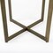 Homeroots Modern Square Wood and Gold Dining Table 397606 - alternate 6