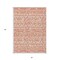 Homeroots 3' X 5' Coral And Ivory Southwestern Washable Indoor Outdoor Area Rug 594160 - alternate 8