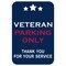 Sign Solutions Usa Parking Sign, 12 in W, Aluminum Sign, White DCS06DWT1218CUS00209 - alternate 1