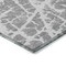 Homeroots 2' X 3' Charcoal Abstract Washable Non Skid Indoor Outdoor Area Rug 559253 - alternate 7