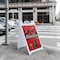 Signmission Poinsettias, A-Frame & 2 Decals Installed, Heavy-Duty Plastic Frame SBHD-D-2436-Poinsettias - alternate 4