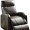 Homeroots 28" Gray Tufted Faux Leather Faux Leather Power Lift Assist Recliner 285712 - alternate 4
