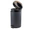 Elama 1.5 Gallon Stylish Grey and Copper Soft Pedal Office, Kitchen and Bathroom Trash Bin 750111715M - alternate 9