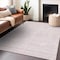Homeroots 8' X 10' Pink And Ivory Abstract Washable Indoor Outdoor Area Rug 594956 - alternate 8