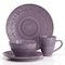 Elama Malibu Mica 16-Piece Stoneware Dinnerware Set in Purple ELM-MALIBU-MICA - alternate 6
