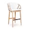 Skyline Design Krabi Barstool with Sunbrella Cushion 24109-RNAT-CUSH/SU-762 - alternate 2