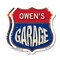 Signmission Owen's Garage, 6 inch X 6 inch, Plastic Sign, 2PK SHI-P-2PACK-6-383-OWEN - alternate 1