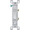 Leviton Residential Grade 15 Amp Toggle Single Pole Grounded Switch Wht, 10PK M24-1451-2WM - alternate 4
