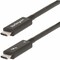 Startech.Com 6FT 2M ACTIVE THUNDERBOLT 4 CABLE - 40GBPS - 100W PD - 8K VIDEO - CERTIFIED THUNDERBOLT CABLE - A40G2MB-TB4-CABLE - alternate 1