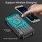 Alpha Digital Power Bank- 20,000mAh, Solar, 4 Cables, Wireless Charging - Black ZL808-BK - alternate 6
