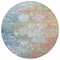 Homeroots 8' Copper Blue And Artichoke Green Round Abstract Washable Indoor Outdoor Area Rug 582166 - alternate 7