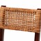 Bali & Pari Dameka Bohemian Light Honey Rattan and Dark Brown Wood Dining Chair 251-13961-ZORO - alternate 7