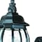 Homeroots Matte Black Glass Globe Wall Light 398578 - alternate 5