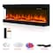 Edendirect 36 in. 3-Sided Freestanding Electric Fireplace Insert in Black with 13-Flame Colors, Remote Control ZR-BL36 - alternate 7