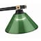 Z-Lite Bronte 3 Light Billiard, Matte Black and Rubbed Brass, Green 1955-3MB-RB-ARG - alternate 5