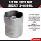 Performance Tool 1/2 Dr. Lock Nut Socket 2-9/16 In Lock Nut Skt 2-, W83245 W83245 - alternate 6