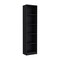 Homeroots 71" Black Five Tier Bookcase 546337 - alternate 9