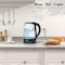 Willz 1.7 Liter 1500 Watt Electric Glass Tea Kettle in Black with Auto Shut Off WLKE17G1M15 - alternate 6