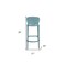 Homeroots Set of Four 26" Green Heavy Duty Plastic Low Back Counter Height Bar Chairs, 4PK 555087 - alternate 5