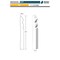 Reso Radiata pine, White, 96 in L, 0.56 in H, 5.25 in W, Primed RMB-5180-96-3 - alternate 3