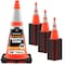 Xpose Safety Traffic Safety Cone, 28 in, PVC, Dual 6 in & 4 in Reflective Collar, DOT Approved, Orange, 48 pk OTC28-64-48-X - alternate 1