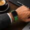 Elegani Alligator-Embossed Leather Watch Replacement Band Compatible with Apple Watch 38mm, Green LAT2-GRN-38mm - alternate 4