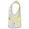 Dome75 Hi-Vis Safety Vest LG/XL Class Non-ANSI/Enhanced Visibility , Zipper 6 Pockets, 2 Mic Tab DV2183 - alternate 4