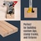Powertec T Track, Tungsten Carbide Tipped Router Bit, 1/4" Shank, 5/8" Dia., Slatwall, 2PK 73022-P2 - alternate 5