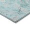Homeroots 3' X 5' Teal Blue And Silver Abstract Washable Indoor Outdoor Area Rug 618436 - alternate 7
