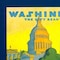 Homeroots Washington Dc Vintage Travel Unframed Print Wall Art 394357 - alternate 4