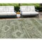 Homeroots 9' X 12' Olive Green And Fern Green Southwestern Washable Indoor Outdoor Area Rug 588718 - alternate 1