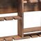 Homeroots 4" Brown Wood Entertainment Organizer 661177 - alternate 2