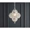 Jonathan Y Juliette 12" Crystal/Metal LED Pendant, Chrome JYL6111A - alternate 13