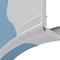 Clarkdietrich 10 ' Vinyl Bullnose Archway Corner Bead, Qty = 35 Pcs. VBAB - alternate 2