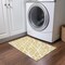 Homeroots 2' X 3' Gold and White Abstract Washable Non Skid Indoor Outdoor Area Rug 559262 - alternate 8