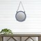Homeroots 13" Blue And White Metal And Rope Round Accent Mirror 632344 - alternate 7